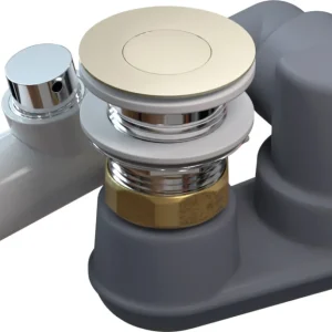 Authentique Garniture de baignoire Victoria + Albert Kit 36 IntelliDrain Nickel brushed
